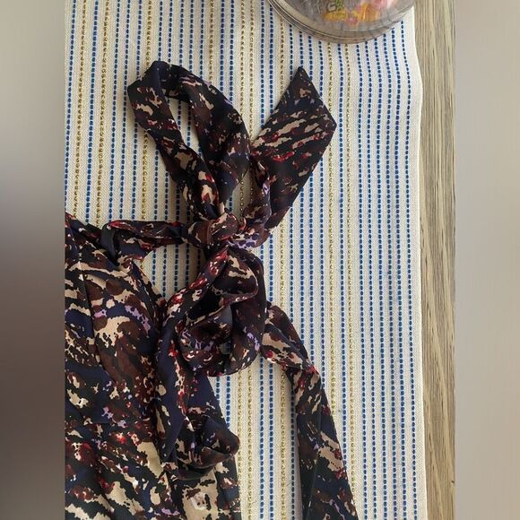 VERTIGO PARIS Women's Dress Size XS Wrap Printed Multicolored  Long Sleeve - Picture 5 of 9